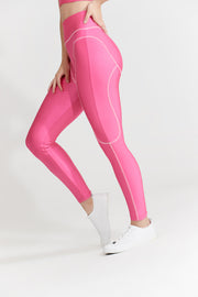 High Waist Pink Leggings | Live Loud Out